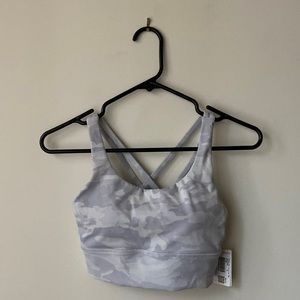 NWT Lululemon Camo Energy Bra